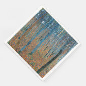 Gustav Klimt Fir Forest Tannenwald Red Trees Servet (Hoek)