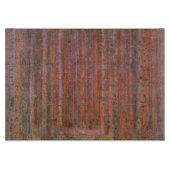 Gustav Klimt Fir Forest Tannenwald Red Trees Snijplank (Voorkant)