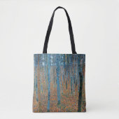 Gustav Klimt Fir Forest Tannenwald Red Trees Tote Bag (Voorkant)