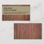 Gustav Klimt Fir Forest Tannenwald Red Trees Visitekaartje (Voorkant / Achterkant)