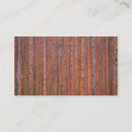 Gustav Klimt Fir Forest Tannenwald Red Trees Visitekaartje (Achterkant)