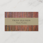 Gustav Klimt Fir Forest Tannenwald Red Trees Visitekaartje (Voorkant)