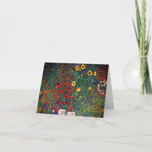 Gustav Klimt Flower Garden (Voorkant)