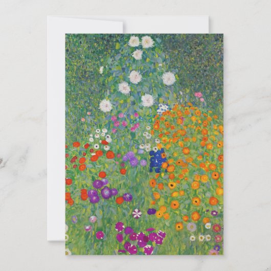Gustav Klimt Flower Garden  Art (Voorkant)