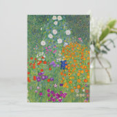 Gustav Klimt Flower Garden  Art (Staand voorkant)