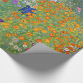 Gustav Klimt Flower Garden  Art Cadeaupapier (Hoek)
