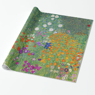 Gustav Klimt Flower Garden  Art Cadeaupapier