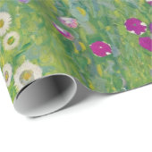 Gustav Klimt Flower Garden  Art Cadeaupapier (Rol Hoek)