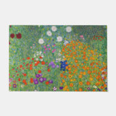 Gustav Klimt Flower Garden Art Deurmat (Voorkant)
