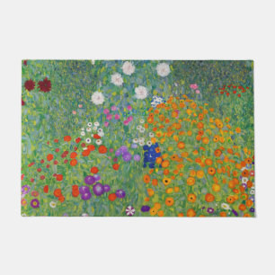 Gustav Klimt Flower Garden Art Deurmat