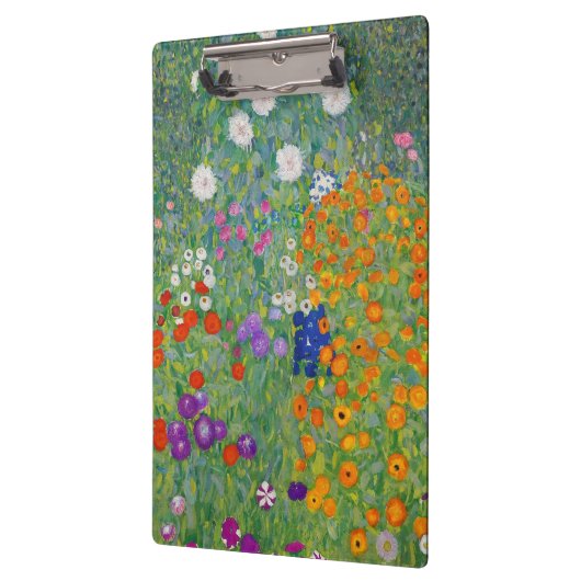 Gustav Klimt Flower Garden  Art Klembord (Links)