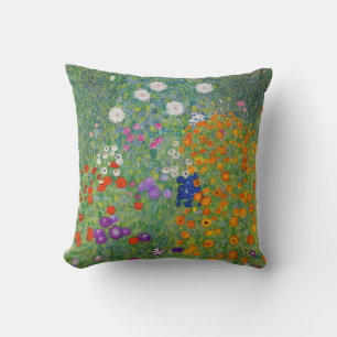 Gustav Klimt Flower Garden  Art Kussen