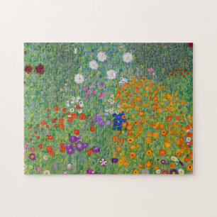Gustav Klimt Flower Garden  Art Legpuzzel