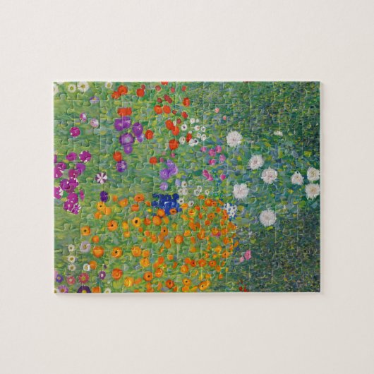 Gustav Klimt Flower Garden  Art Legpuzzel (Horizontaal)