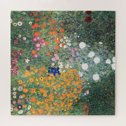 Gustav Klimt Flower Garden  Art Legpuzzel (Horizontaal)