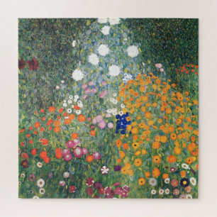 Gustav Klimt Flower Garden  Art Legpuzzel