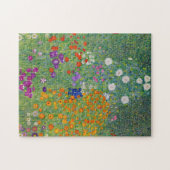 Gustav Klimt Flower Garden  Art Legpuzzel (Horizontaal)