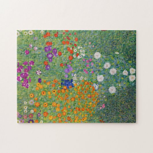 Gustav Klimt Flower Garden  Art Legpuzzel (Horizontaal)