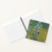 Gustav Klimt Flower Garden Art Notitieboek (Binnen)