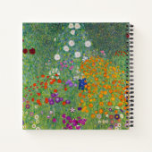 Gustav Klimt Flower Garden Art Notitieboek (Achterkant)