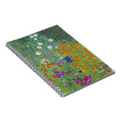 Gustav Klimt Flower Garden Art Notitieboek (Rechterzijde)