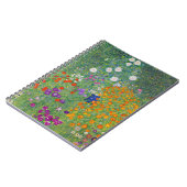 Gustav Klimt Flower Garden Art Notitieboek (Linkerzijde)