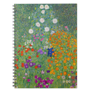 Gustav Klimt Flower Garden  Art Notitieboek
