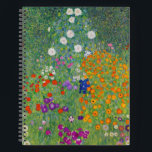 Gustav Klimt Flower Garden  Art Notitieboek<br><div class="desc">Gustav Klimt Flower Garden  Art Nouveau Painting 1907 Fine Art Painting</div>