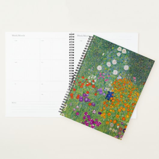 Gustav Klimt Flower Garden  Art Planner (Display)