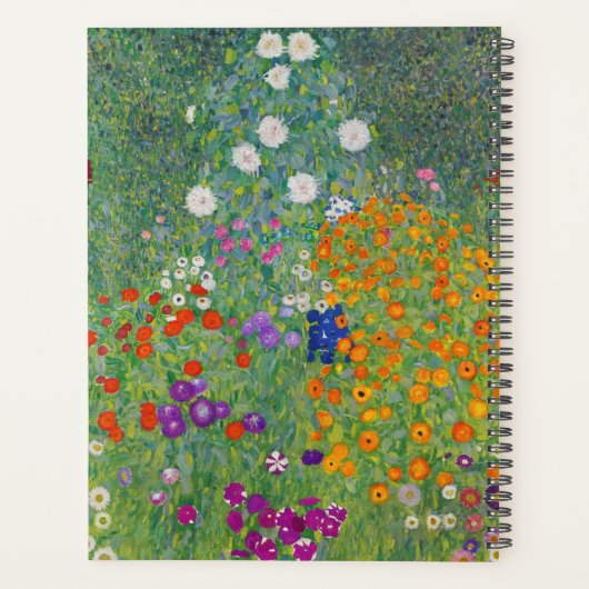 Gustav Klimt Flower Garden Art Planner (Achterkant)