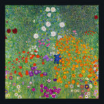 Gustav Klimt Flower Garden  Art Poster<br><div class="desc">Gustav Klimt Flower Garden  Art Nouveau Painting 1907 Fine Art Painting</div>