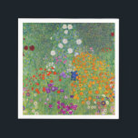 Gustav Klimt Flower Garden  Art Servet<br><div class="desc">Gustav Klimt Flower Garden  Art Nouveau Painting 1907 Fine Art Painting</div>