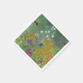 Gustav Klimt Flower Garden  Art Servet (Hoek)