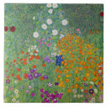 Gustav Klimt Flower Garden  Art Tegeltje<br><div class="desc">Gustav Klimt Flower Garden  Art Nouveau Painting 1907 Fine Art Painting</div>