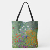 Gustav Klimt Flower Garden Art Tote Bag (Achterkant)