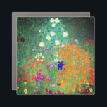 Gustav Klimt Flower Garden Automagneet<br><div class="desc">Car Magnet met de oliefilter van Gustav Klimt Flower Garden (1906). Een prachtige tuin van paarse,  rode,  witte,  blauwe en oranje bloemen. Een groot geschenk voor fans van Art Nouveau en Oostenrijkse kunst.</div>