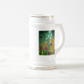 Gustav Klimt Flower Garden Bierpul (Voorkant rechts)