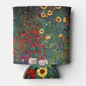 Gustav Klimt Flower Garden Blikjeskoeler (Voorkant)