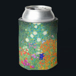 Gustav Klimt Flower Garden Blikjeskoeler<br><div class="desc">Koelbox met oliefilter van Gustav Klimt (1906). Een prachtige tuin van paarse,  rode,  witte,  blauwe en oranje bloemen. Een groot geschenk voor fans van Art Nouveau en Oostenrijkse kunst.</div>