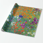 Gustav Klimt Flower Garden Cadeaupapier<br><div class="desc">Een tuin voor huisbloemen,  zoals geschilderd door Gustav Klimt.</div>