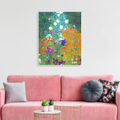Gustav Klimt Flower Garden Canvas Afdruk (Insitu (Woonkamer))