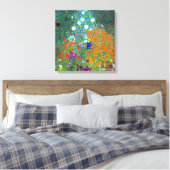 Gustav Klimt Flower Garden Canvas Afdruk (Insitu (Slaapkamer))