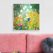 Gustav Klimt Flower Garden Canvas Poster (Insitu (Woonkamer))