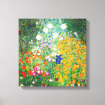 Gustav Klimt Flower Garden Canvas Poster<br><div class="desc">Gustav Klimt Flower Garden canvas poster. Olieverf op doek uit 1907. Flower Garden is voltooid tijdens zijn gouden fase en is een van Klimts bekendste landschapsschilderijen. De zomerse kleuren barsten uit in dit werk met een prachtige mix van oranje, rode, paarse, blauwe, roze en witte bloesems. Een geweldig cadeau voor...</div>