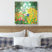 Gustav Klimt Flower Garden Canvas Poster Afdruk (Insitu (Slaapkamer))
