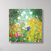 Gustav Klimt Flower Garden Canvas Poster Afdruk (Voorkant)