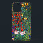 Gustav Klimt Flower Garden Case-Mate iPhone Case<br><div class="desc">iPhone Case met Gustav Klimt's Boerderij van olieverf Garden met zonnebloemen (1907). Een prachtige tuin van zonnebloemen en voortreffelijke blauwe,  rode,  paarse,  roze en witte bloemen. Een groot geschenk voor fans van Art Nouveau en Oostenrijkse kunst.</div>