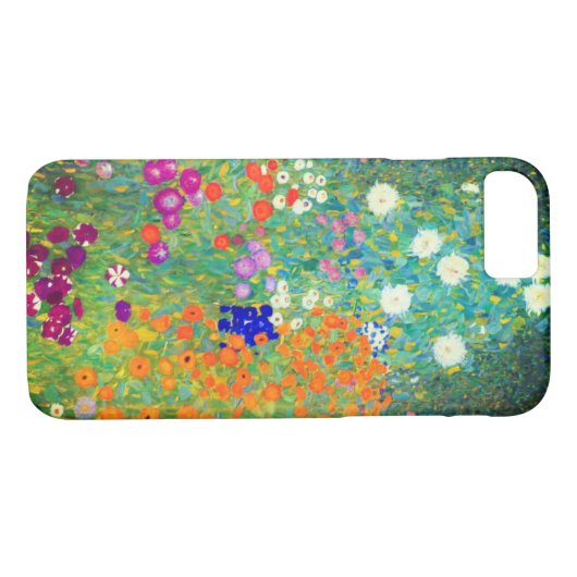 Gustav Klimt Flower Garden Case-Mate iPhone Case (Achterkant (Horizontaal))
