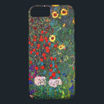 Gustav Klimt Flower Garden iPhone 8/7 Hoesje<br><div class="desc">iPhone Case met Gustav Klimt's Boerderij van olieverf Garden met zonnebloemen (1907). Een prachtige tuin van zonnebloemen en voortreffelijke blauwe,  rode,  paarse,  roze en witte bloemen. Een groot geschenk voor fans van Art Nouveau en Oostenrijkse kunst.</div>