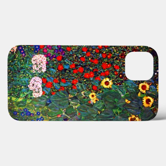 Gustav Klimt Flower Garden Case-Mate iPhone Case (Achterkant (horizontaal))